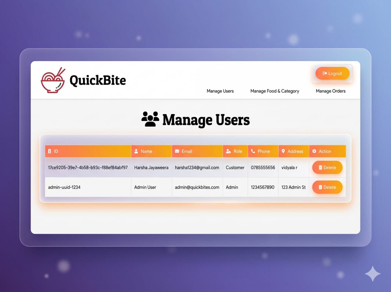 QuickBite screenshot 10