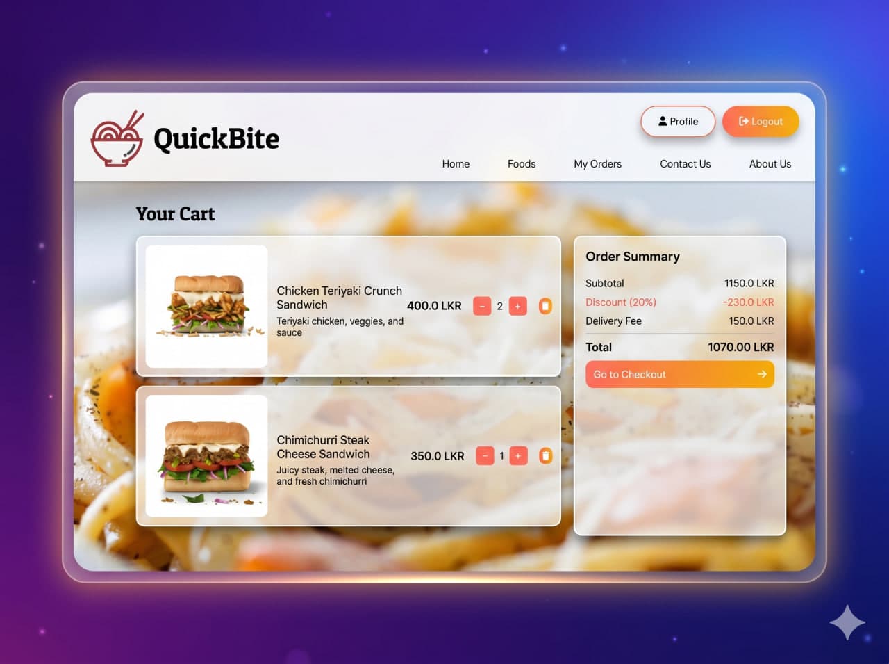 QuickBite screenshot 5