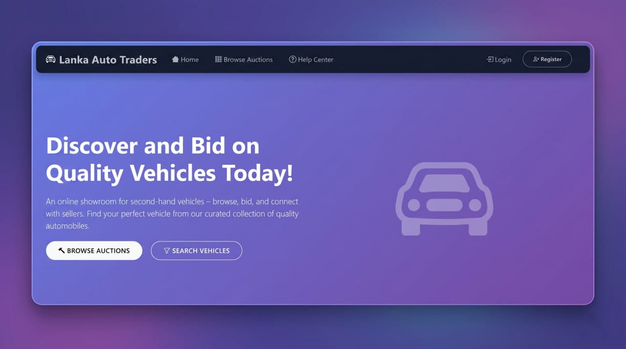Vehicle Bidding System