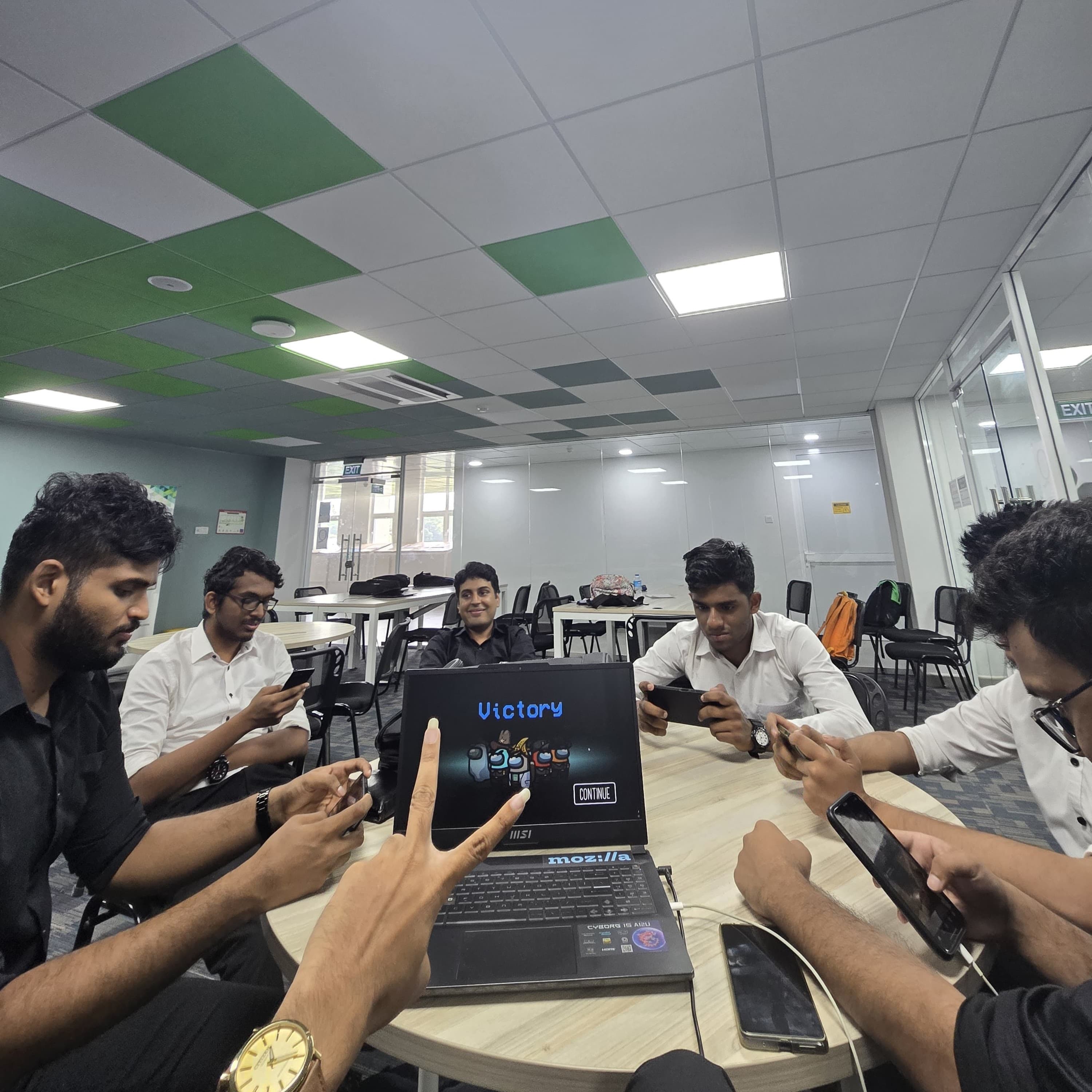 Sandaruwan Shanaka and team